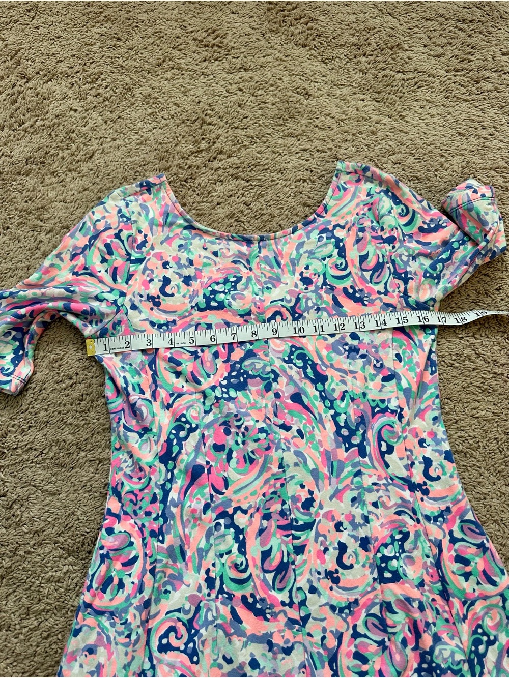 Lilly Pulitzer Celia Dress Size M La Playa Fit & Flare Women’s - Picture 10 of 10